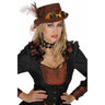 Hoge Hoed Met Bril Steampunk Time Travel Bruin