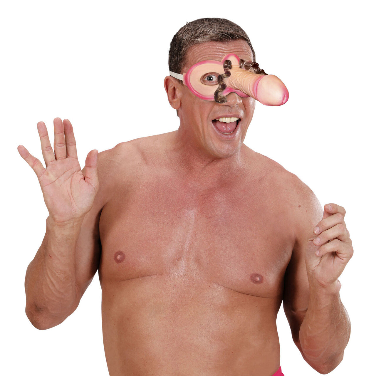 Op deze afbeelding zie je een Accessoires, van het merk Widmann. Piemel Oogmasker
