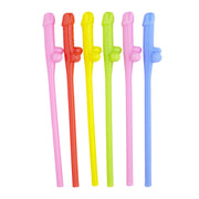Op deze afbeelding zie je een Accessoires, van het merk Widmann. Kleurrijke Piemel Rietjes