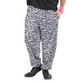 Baggy Hosen 80er Jahre Zebra Herren