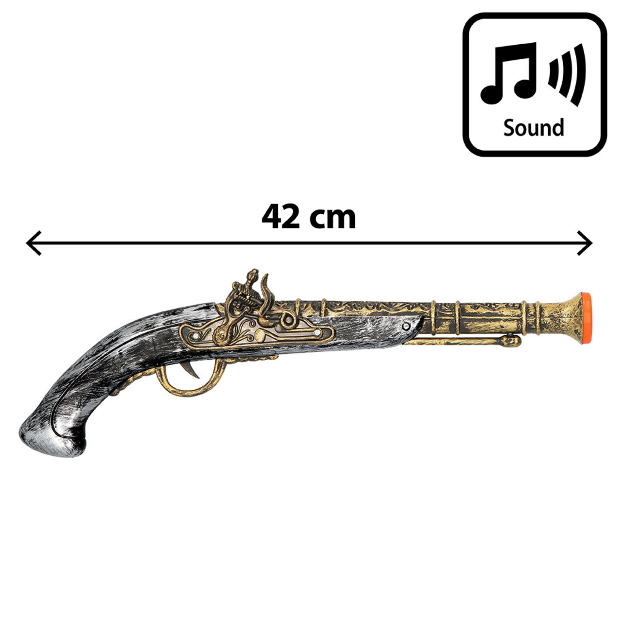 Op deze afbeelding zie je een Accessoires, van het merk Boland. Piratenpistool Triggerfast