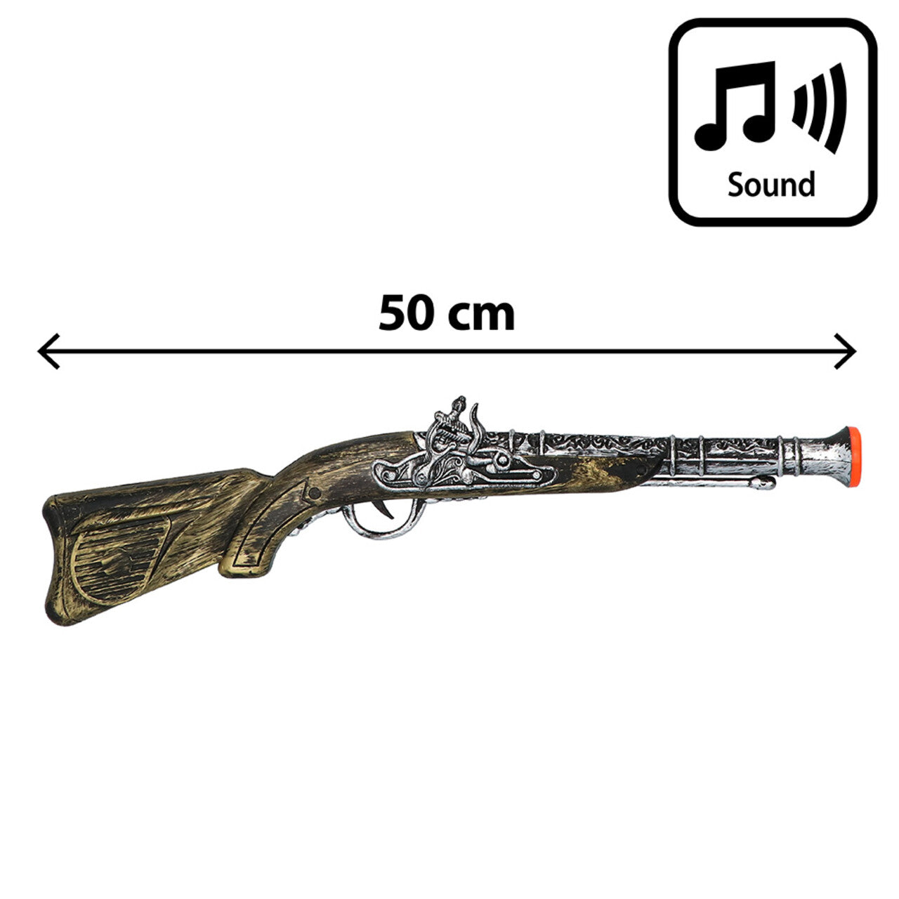 Op deze afbeelding zie je een Accessoires, van het merk Boland. Piratenpistool Treasurehunter