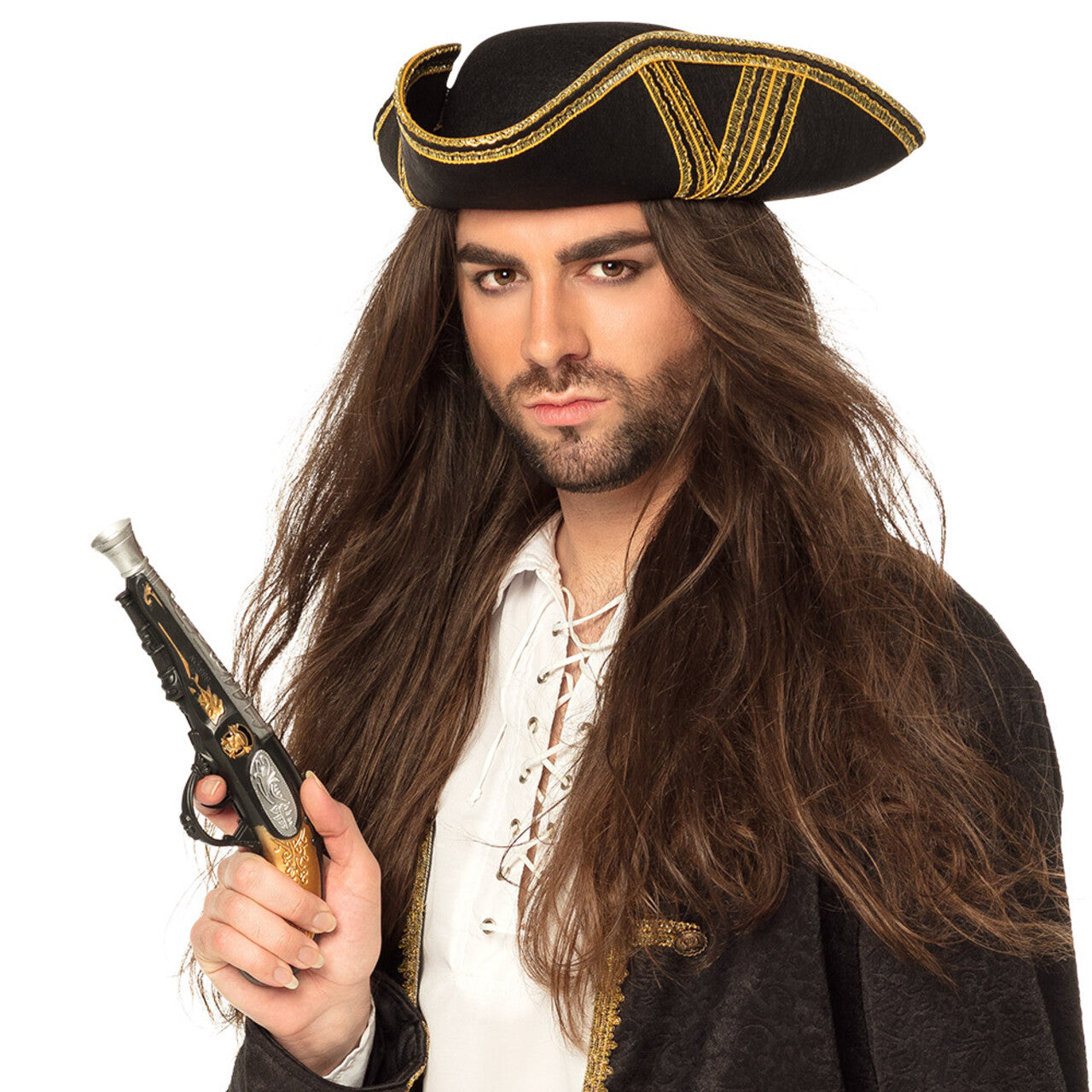 Op deze afbeelding zie je een Accessoires, van het merk Boland. Piratenpistool De Knalhamer