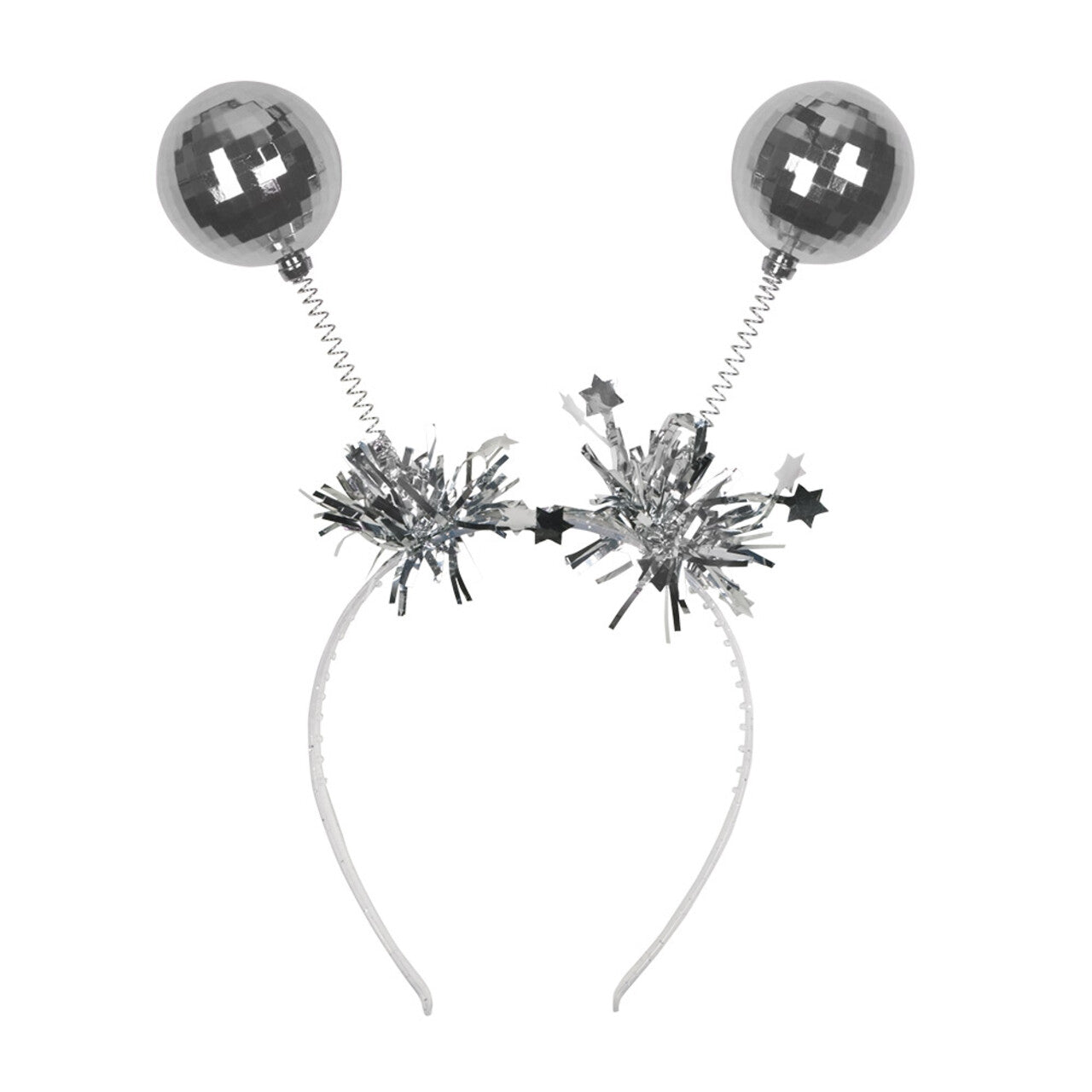 Op deze afbeelding zie je een Accessoires, van het merk Boland. Diadeem Discoballen 3 Kleuren Ass.