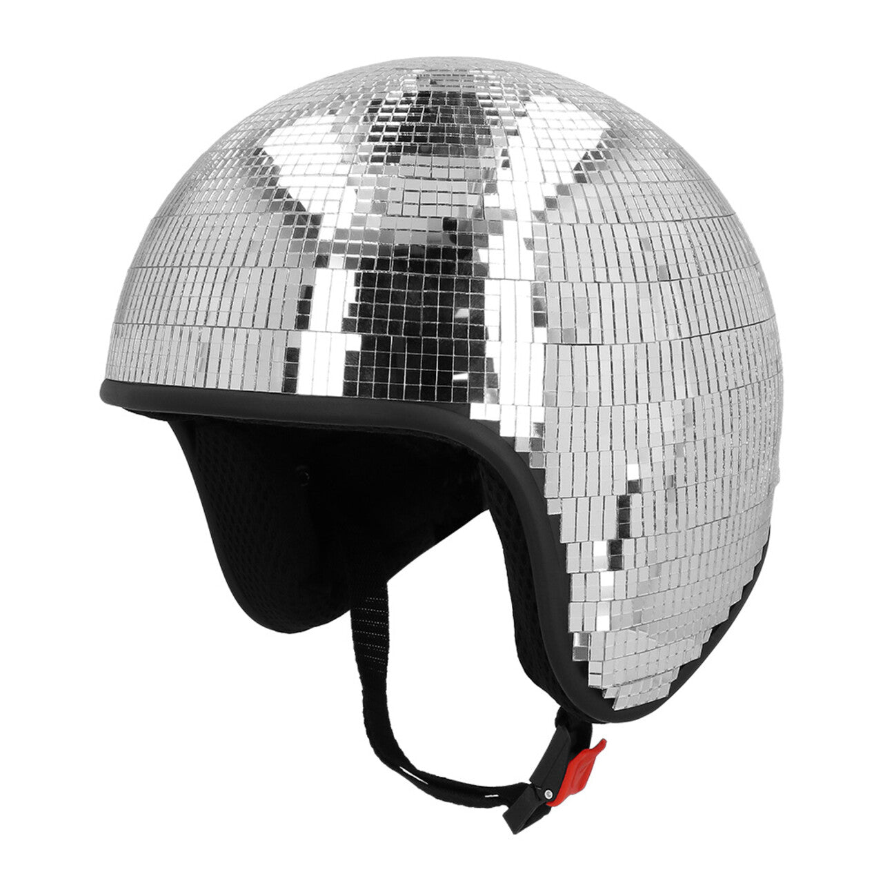 Op deze afbeelding zie je een Accessoires, van het merk Boland. Helm Disco Bol Zilver