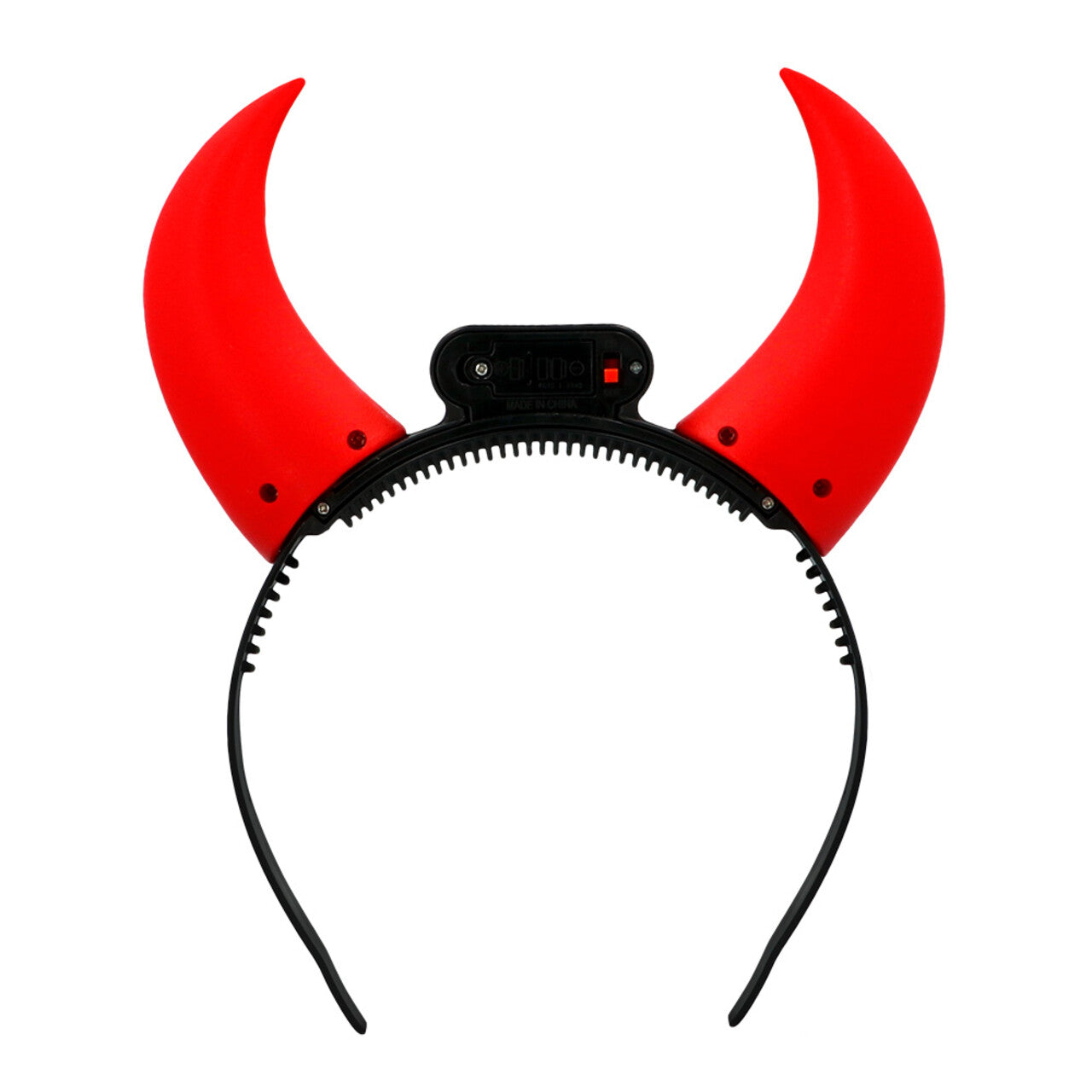 Op deze afbeelding zie je een Accessoires, van het merk Boland. Haarband Met Licht Duivelhoorntjes