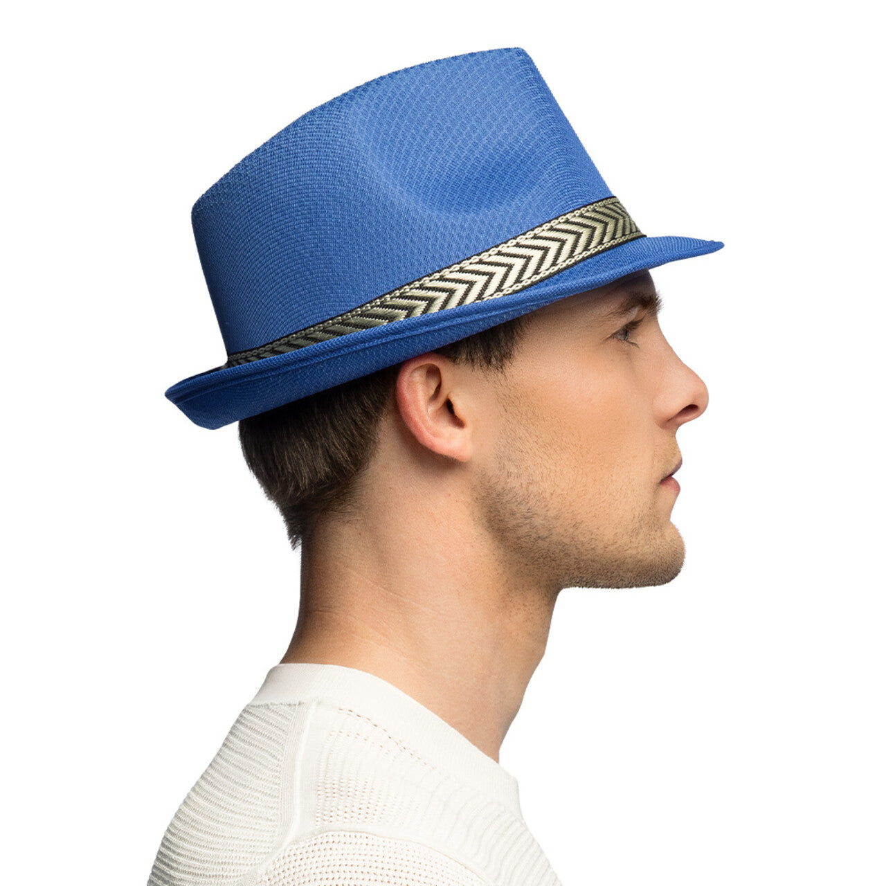 Op deze afbeelding zie je een Accessoires, van het merk Boland. Hoed Funky Blue