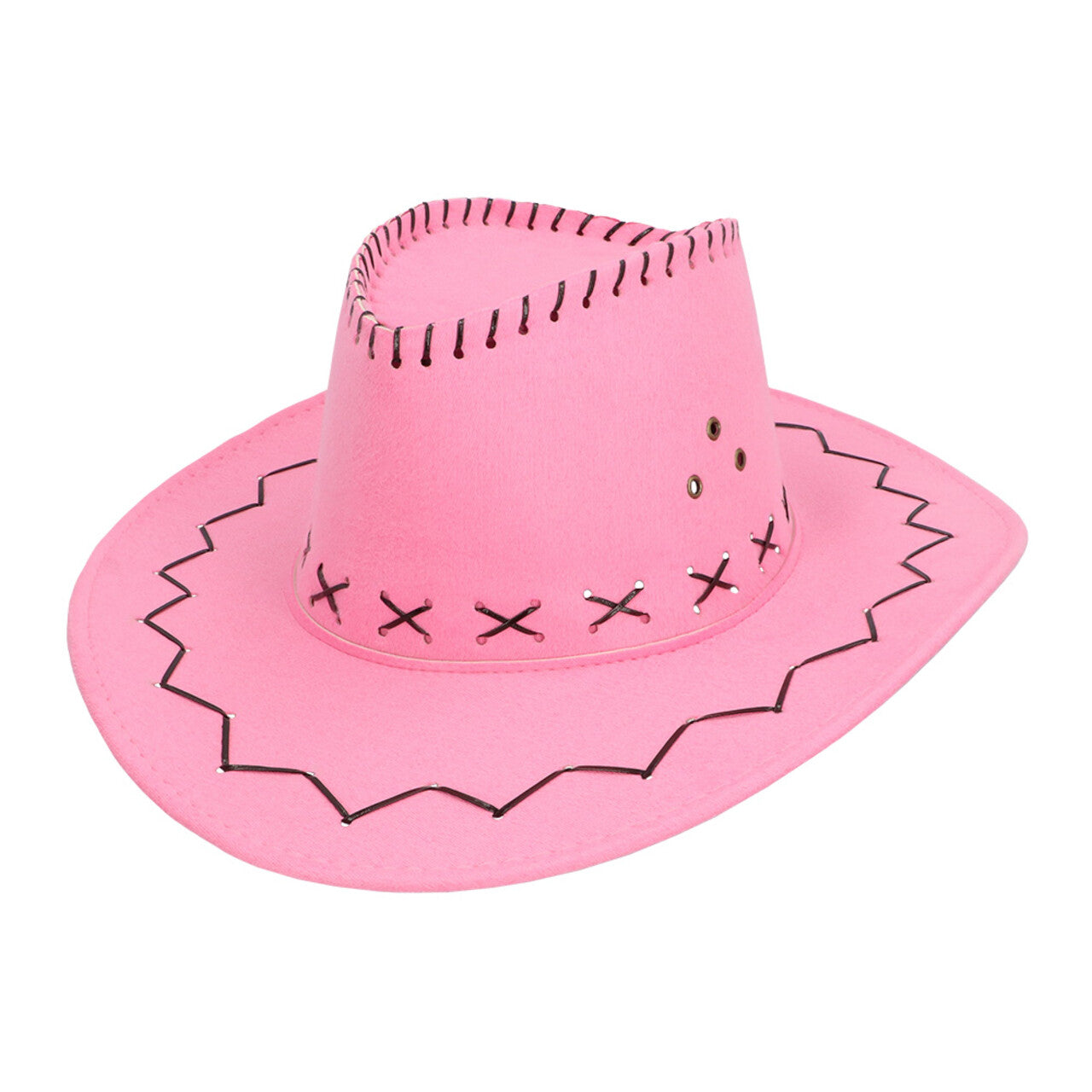 Op deze afbeelding zie je een Accessoires, van het merk Boland. Roze Cowboyhoed Savanne