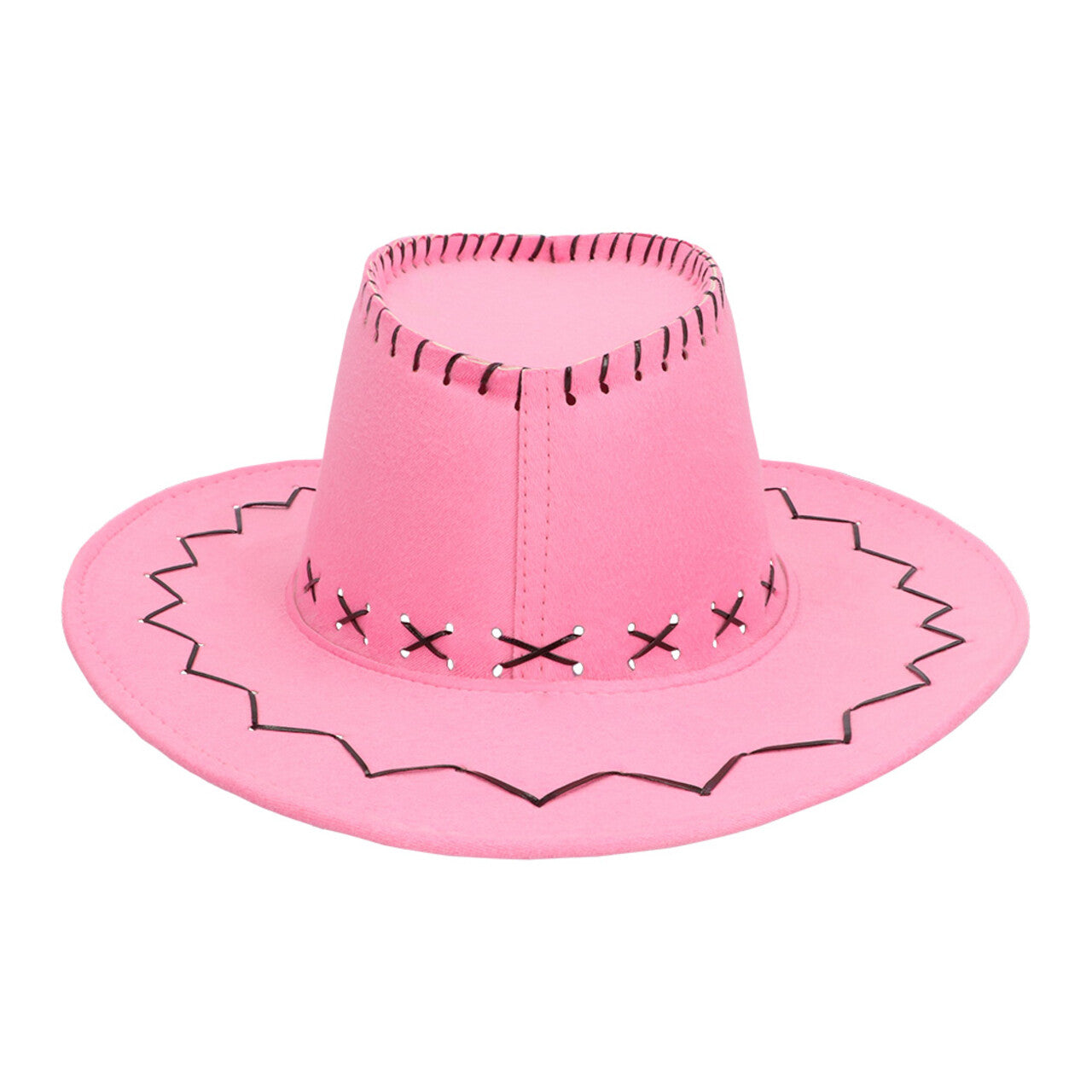 Op deze afbeelding zie je een Accessoires, van het merk Boland. Roze Cowboyhoed Savanne