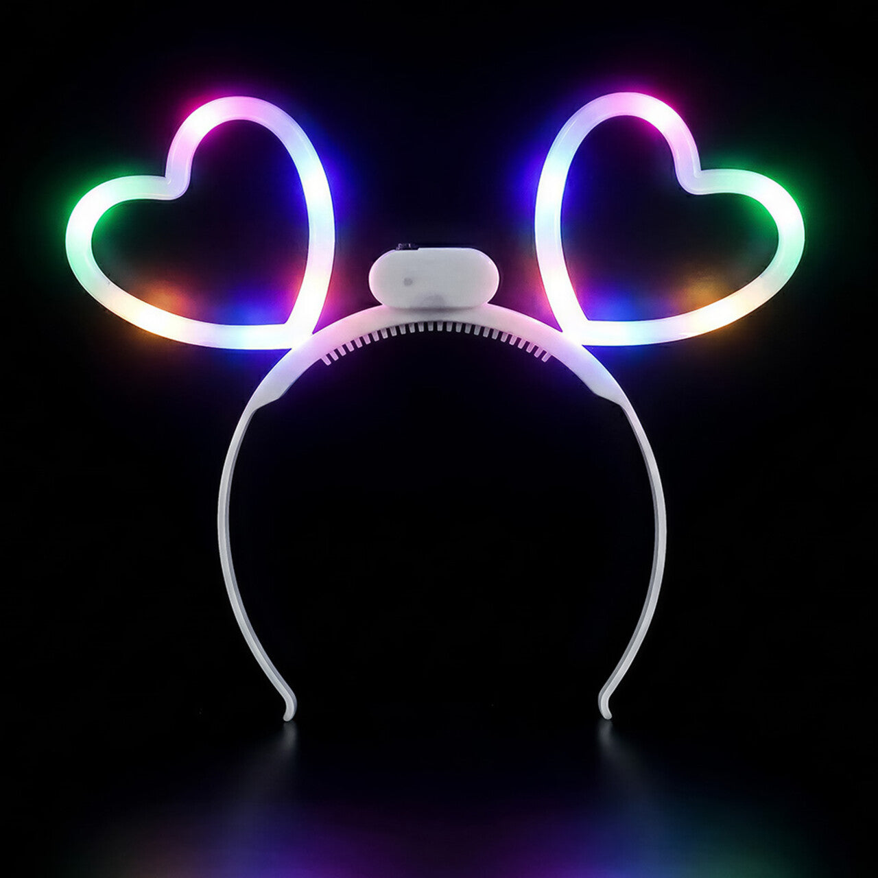 Op deze afbeelding zie je een Accessoires, van het merk Boland. Lichtgevende Haarband Glowing Hearts