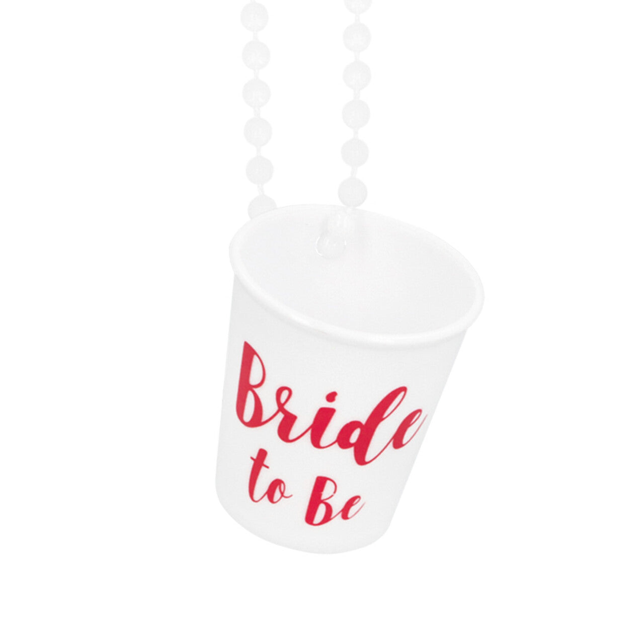 Op deze afbeelding zie je een Kostuums, van het merk Boland. Ketting Shotglaasje Bride To Be Vrouw Kostuum