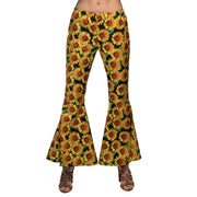 Op deze afbeelding zie je een Kostuums, van het merk Boland. Wijde Pijpen Broek Sunny Flowers Vrouw