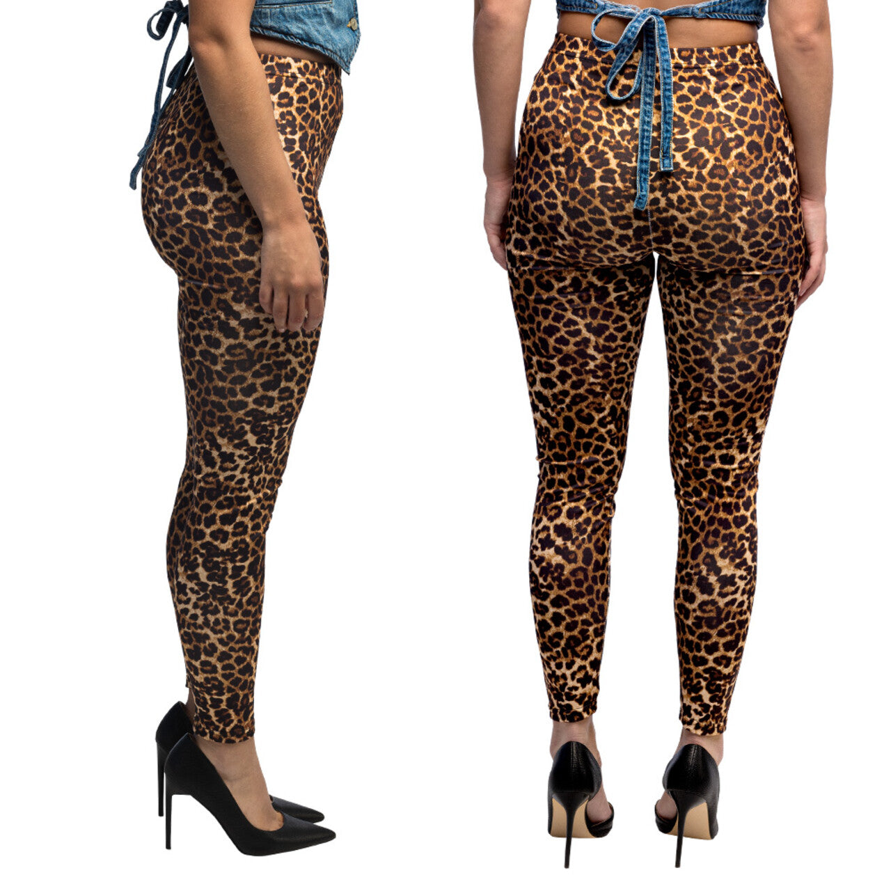 Op deze afbeelding zie je een Kostuums, van het merk Boland. Legging Wild And Out Luipaard Vrouw