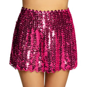 Op deze afbeelding zie je een Kostuums, van het merk Boland. Pailletten Rok Roze Party Forever Vrouw