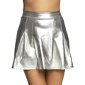 Mini-Rock Shiny Silber Damen