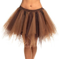 Steampunk Petticoat Braun / Taupe 3-Lagig Damen