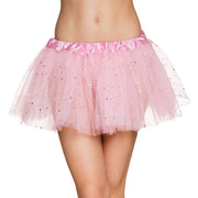 Op deze afbeelding zie je een Kostuums, van het merk Boland. Tutu Twinkle Stars Lichtroze Met Glitters Vrouw Kostuum