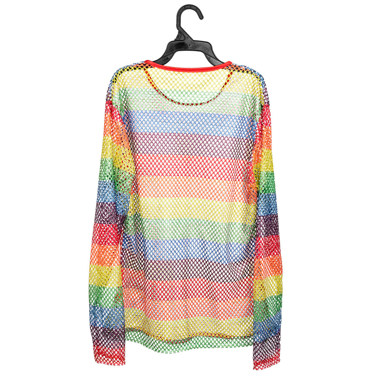 Op deze afbeelding zie je een Kostuums, van het merk Boland. Visnet Shirt Lange Mouwen Regenboog Super 80S Vrouw