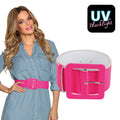 Gürtel Retro Neonrosa Uv