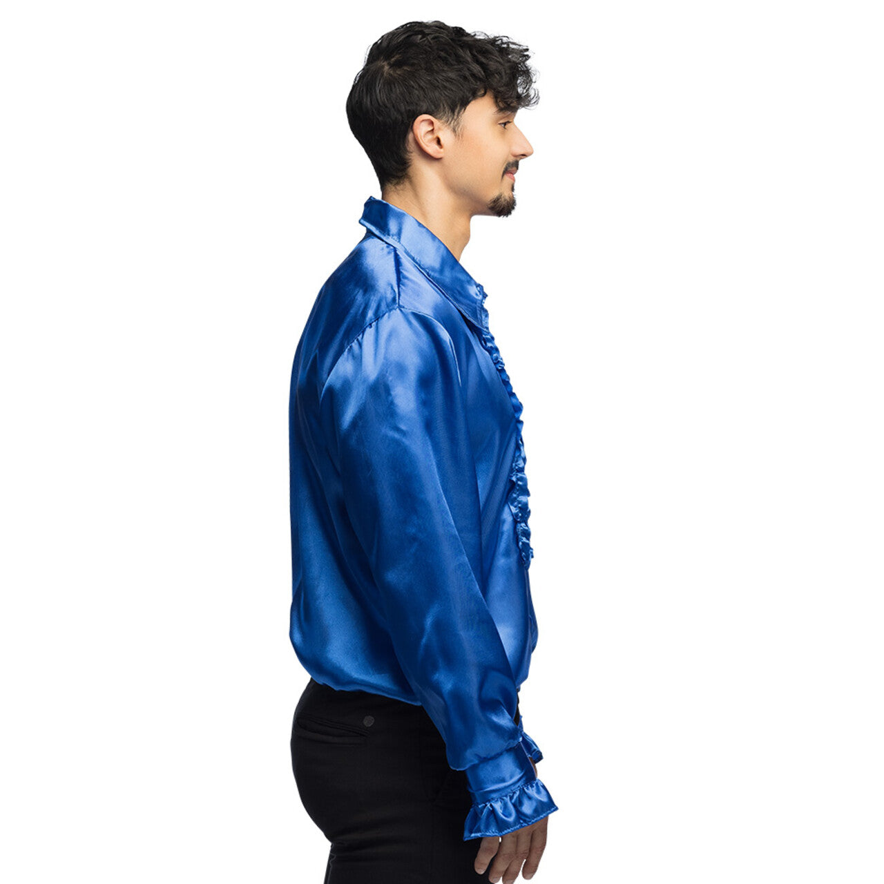 Op deze afbeelding zie je een Kostuums, van het merk Boland. Rouchen Blouse Acrobaat Aad Man