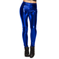 Legging Glance Blau Damen