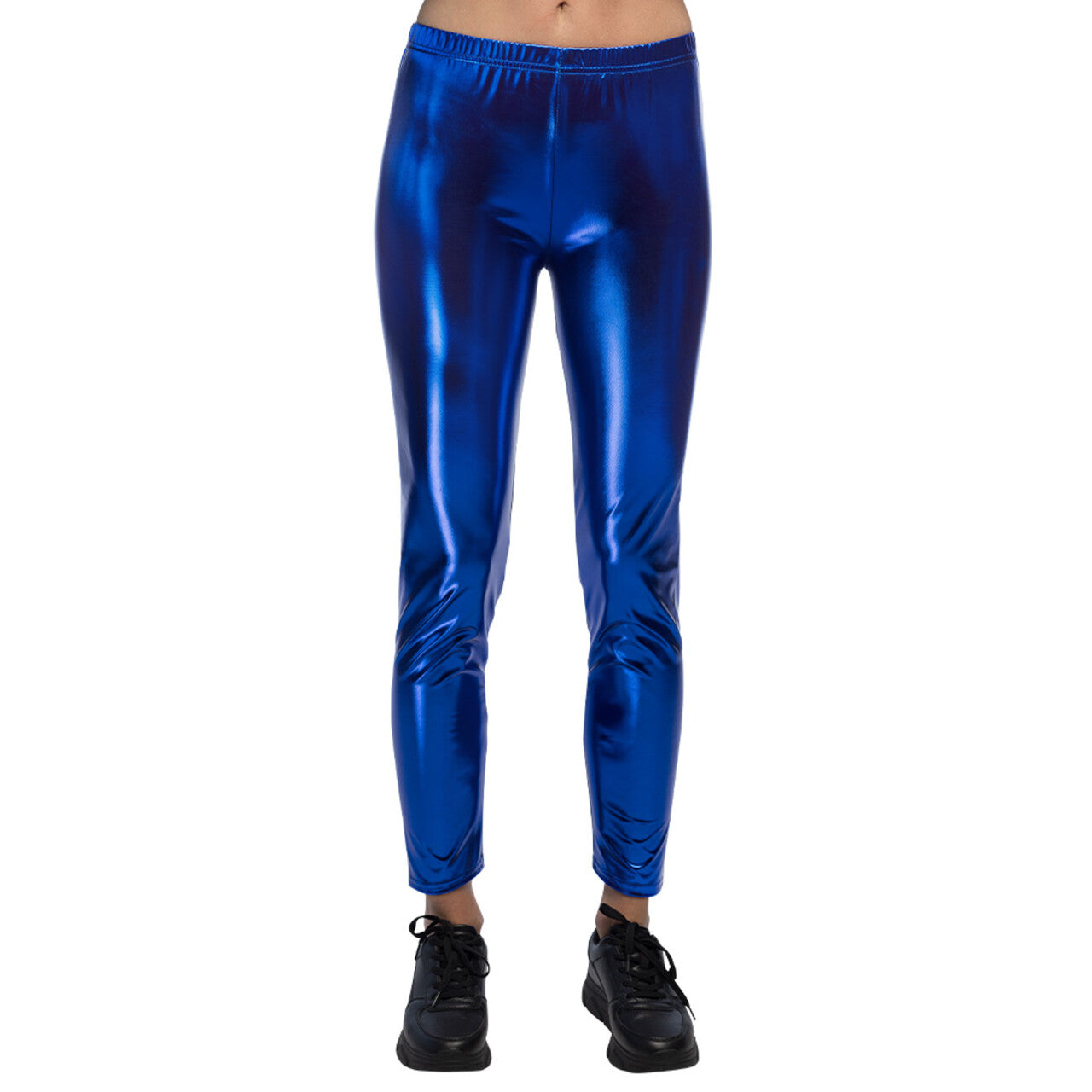 Op deze afbeelding zie je een Kostuums, van het merk Boland. Legging Metallic Donkerblauw Vrouw