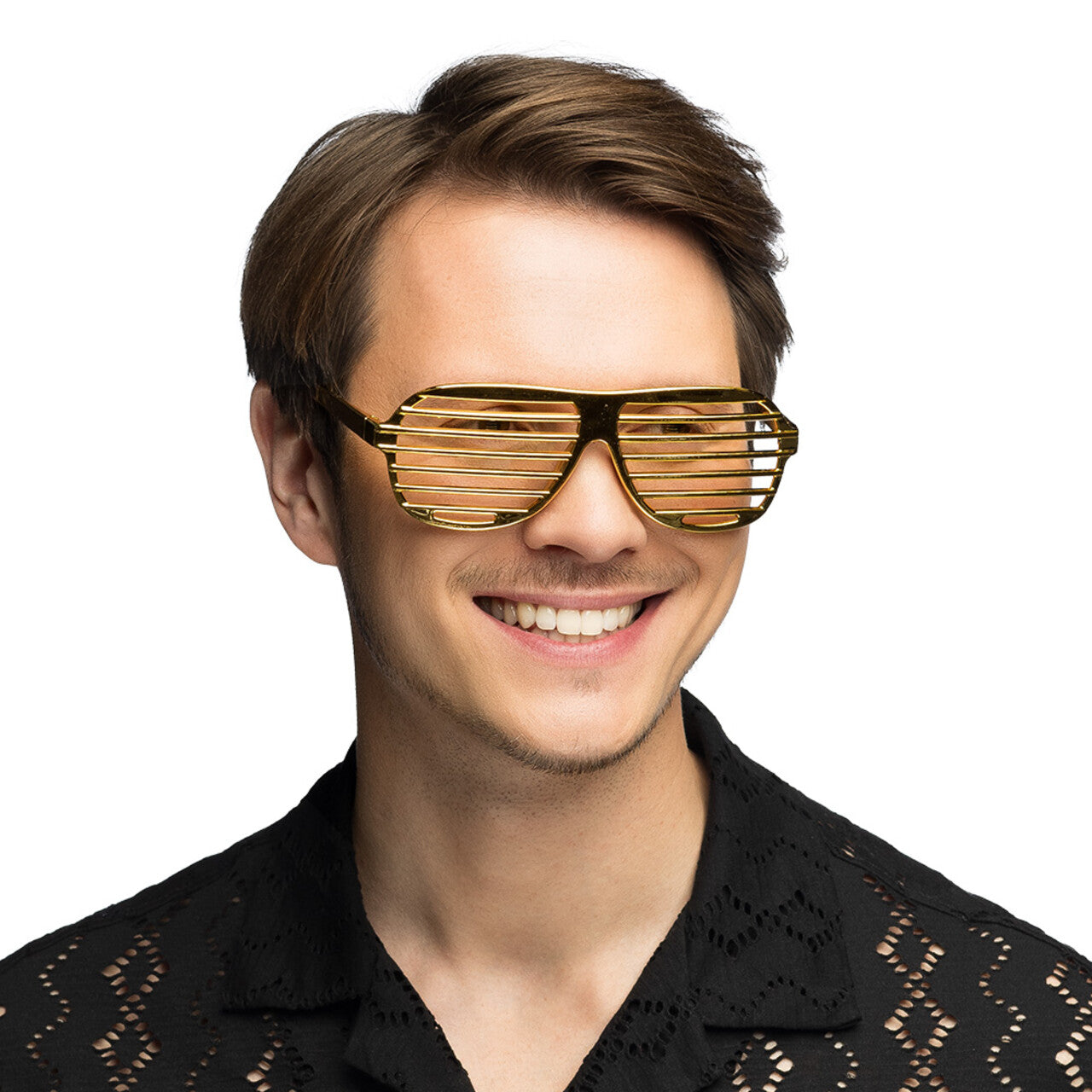 Op deze afbeelding zie je een Accessoires, van het merk Boland. Partybril Seeking Gold
