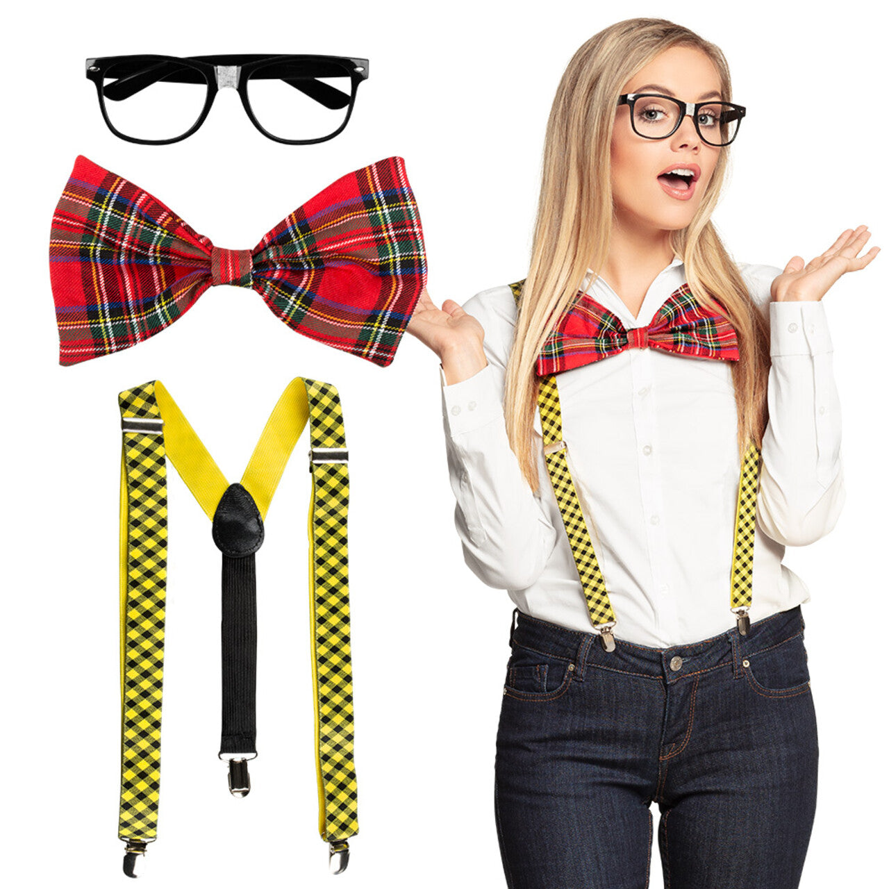Op deze afbeelding zie je een Accessoires, van het merk Boland. Nerd Van De Klas Set