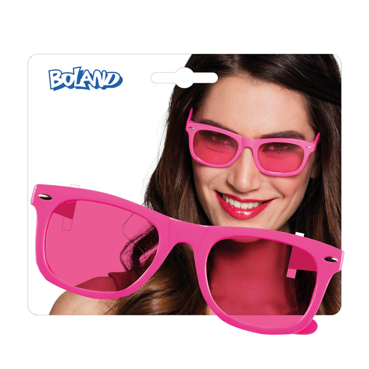 Op deze afbeelding zie je een Accessoires, van het merk Boland. Alles Is Mooier Roze Bril
