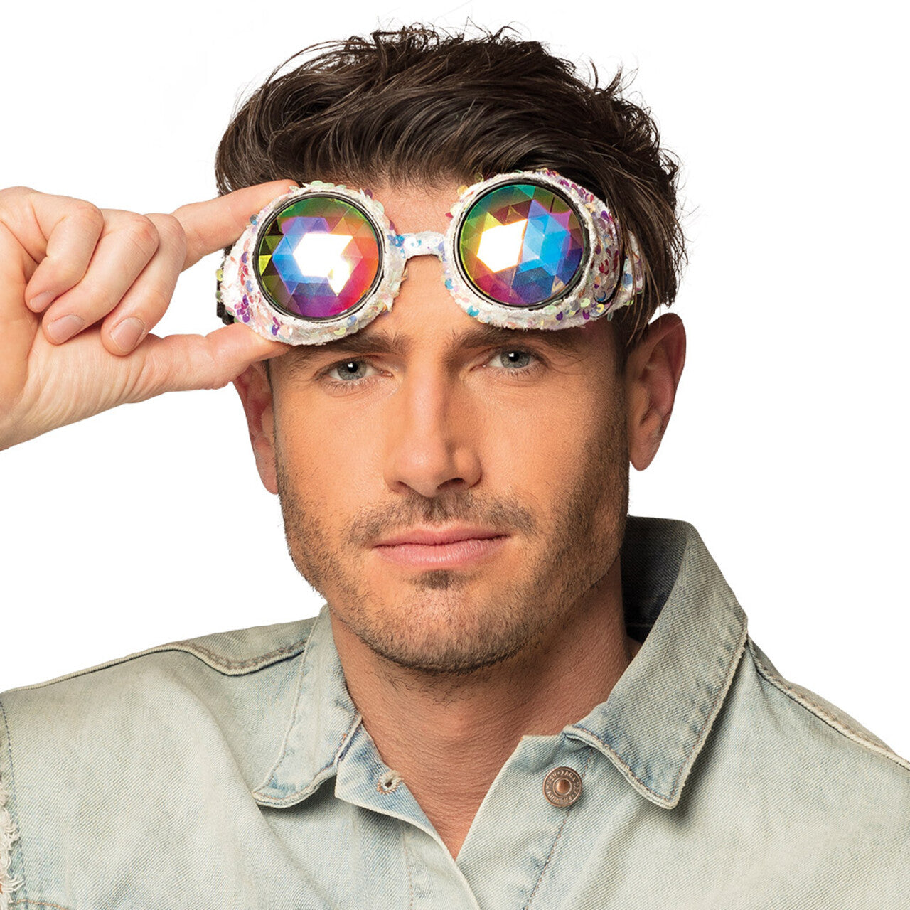 Op deze afbeelding zie je een Accessoires, van het merk Boland. Illusie In Zilver Bril