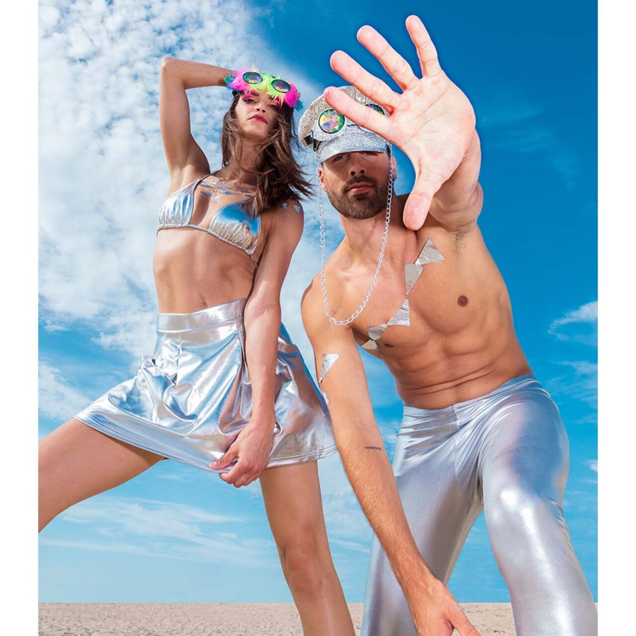 Op deze afbeelding zie je een Accessoires, van het merk Boland. Illusie In Zilver Bril