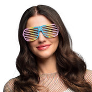 Op deze afbeelding zie je een Accessoires, van het merk Boland. Regenboog Glitter Partybril