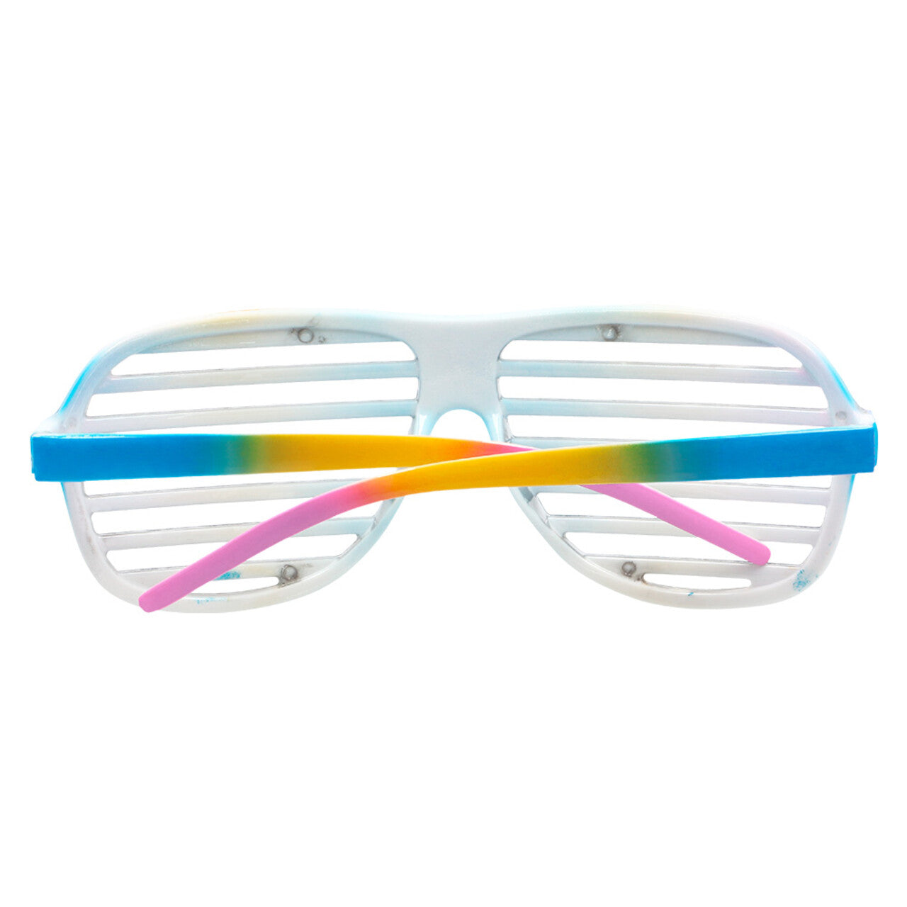 Op deze afbeelding zie je een Accessoires, van het merk Boland. Regenboog Glitter Partybril
