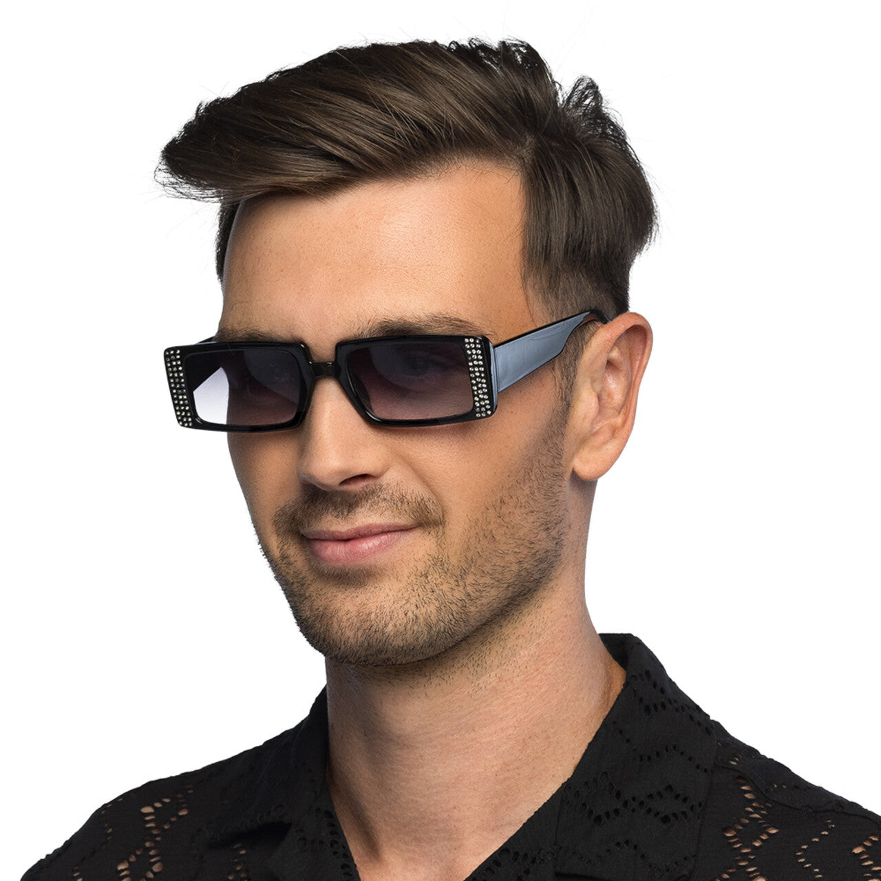 Op deze afbeelding zie je een Accessoires, van het merk Boland. Escape Duo Partybrillen Roze En Zwart
