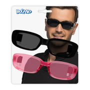 Op deze afbeelding zie je een Accessoires, van het merk Boland. Set Van 2 Partybrillen Techno