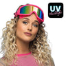 Party-Skibrille Neonpink Uv