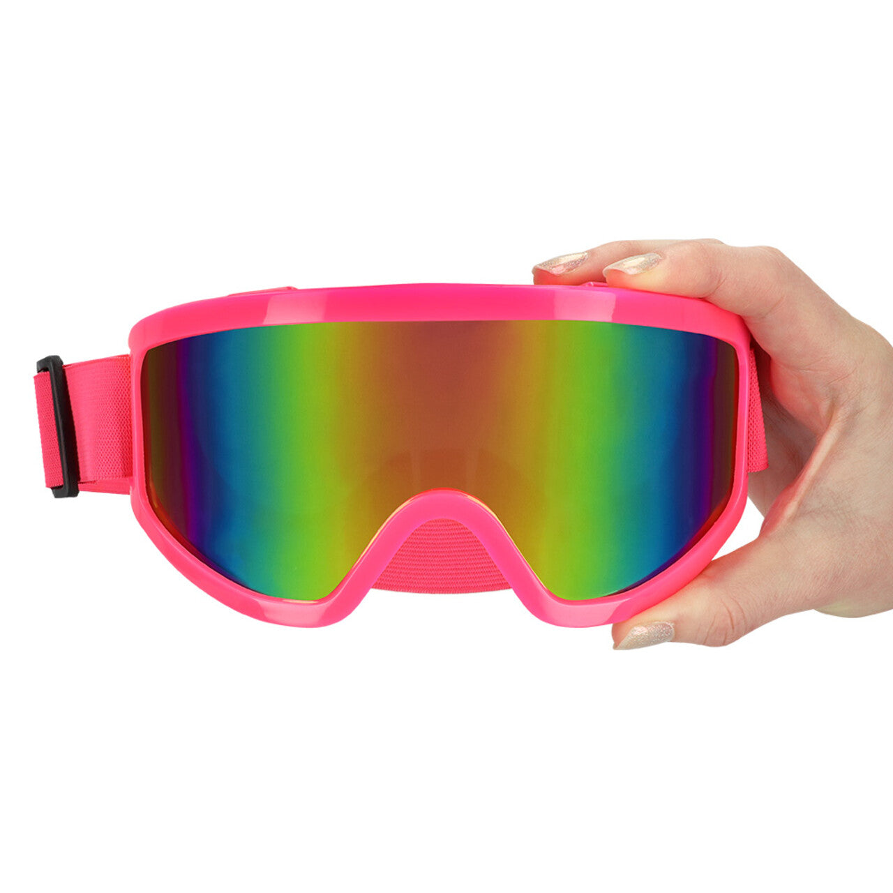 Op deze afbeelding zie je een Accessoires, van het merk Boland. Party Skibril Neonroze Uv
