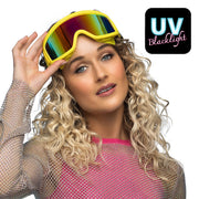 Op deze afbeelding zie je een Accessoires, van het merk Boland. Party Skibril Neongeel