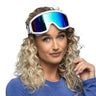 Weiße Party-Skibrille