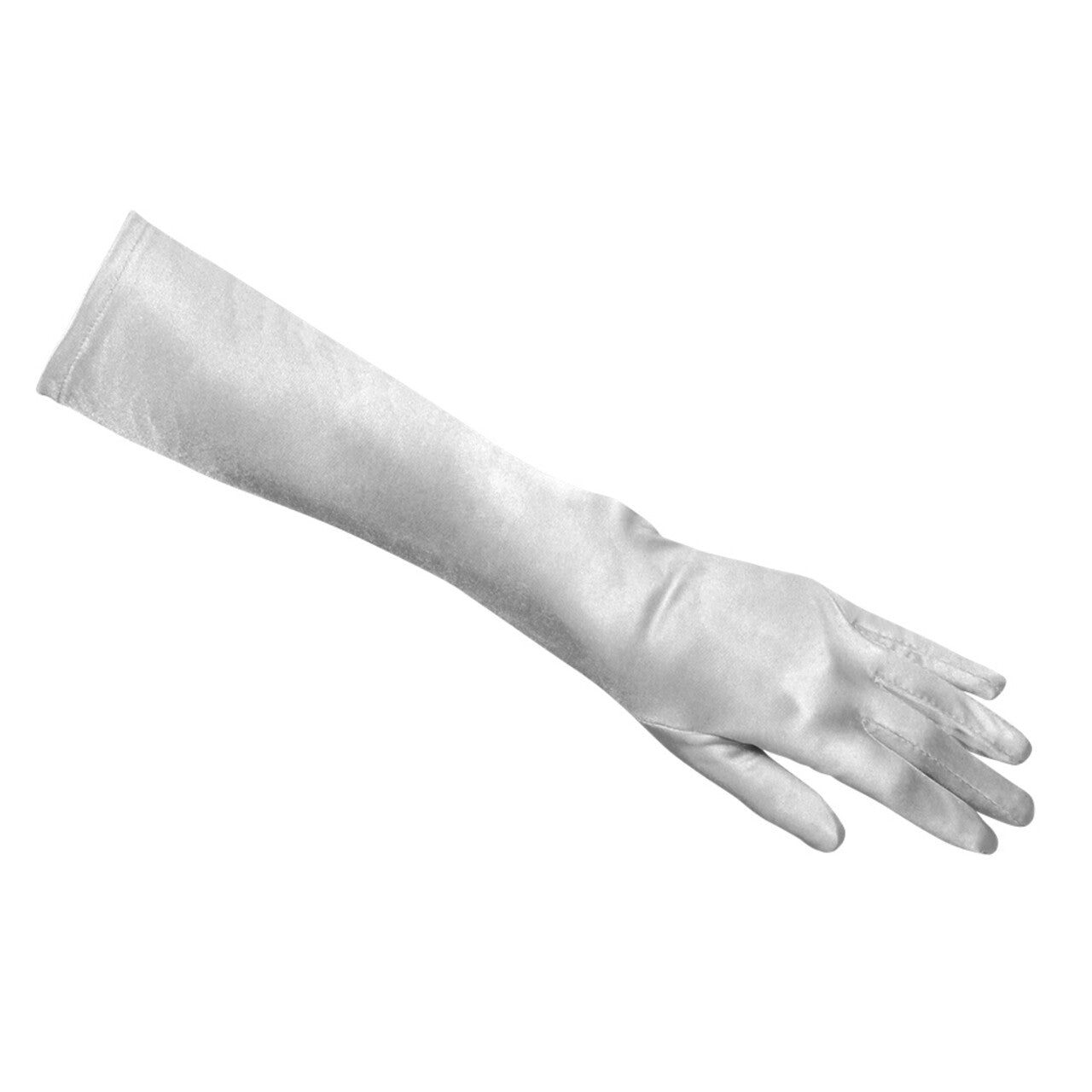 Op deze afbeelding zie je een Accessoires, van het merk Boland. Ellebooghandschoenen Monte Carlo Zilver