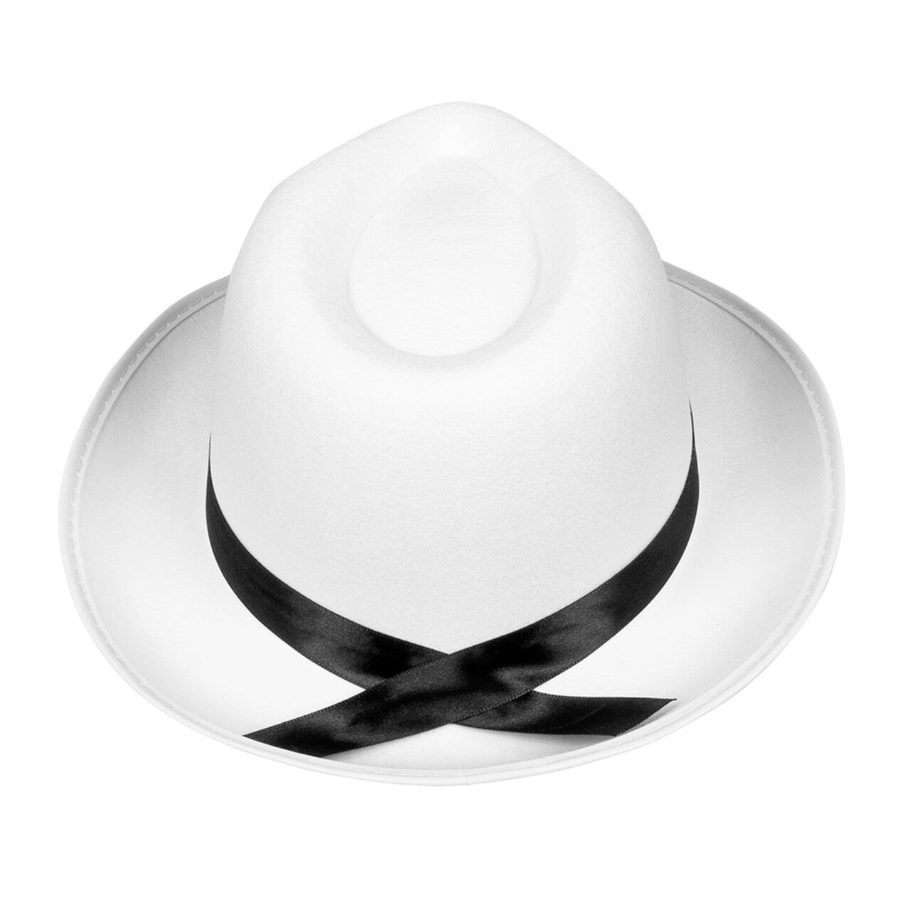 Op deze afbeelding zie je een Accessoires, van het merk Boland. Hoed Maffia Wit