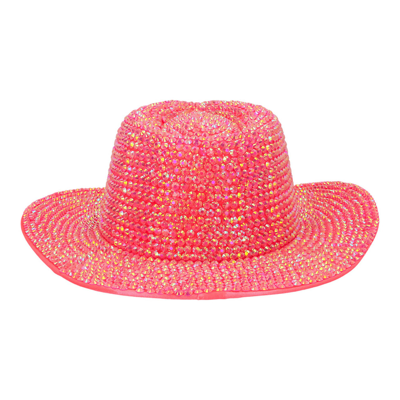 Op deze afbeelding zie je een Accessoires, van het merk Boland. Aurora Strass Cowboyhoed Neonroze Uv