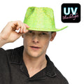 Aurora Strass Cowboyhoed Neongroen Uv