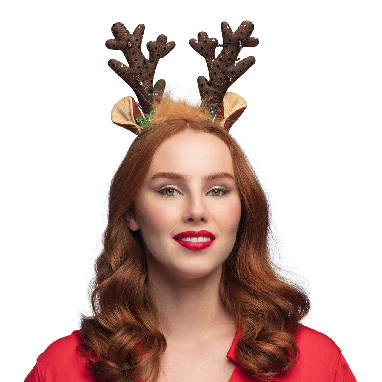 Op deze afbeelding zie je een Accessoires, van het merk Boland. Diadeem Rendier Comet
