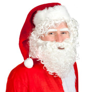 Op deze afbeelding zie je een Accessoires, van het merk Boland. Set Kerstman (Pruik, Wenkbrauwen En Baard)