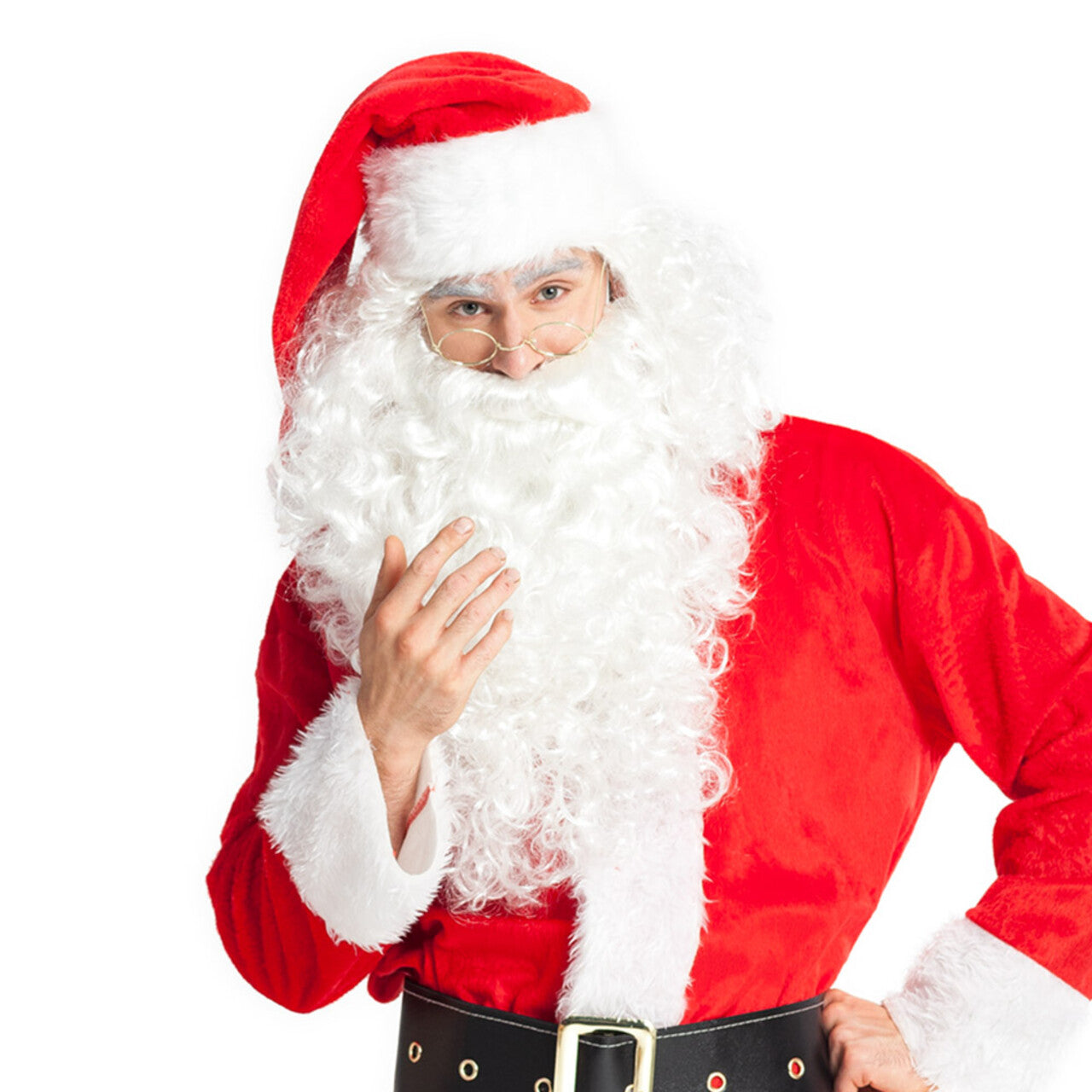 Op deze afbeelding zie je een Accessoires, van het merk Boland. Partybril Kerstman