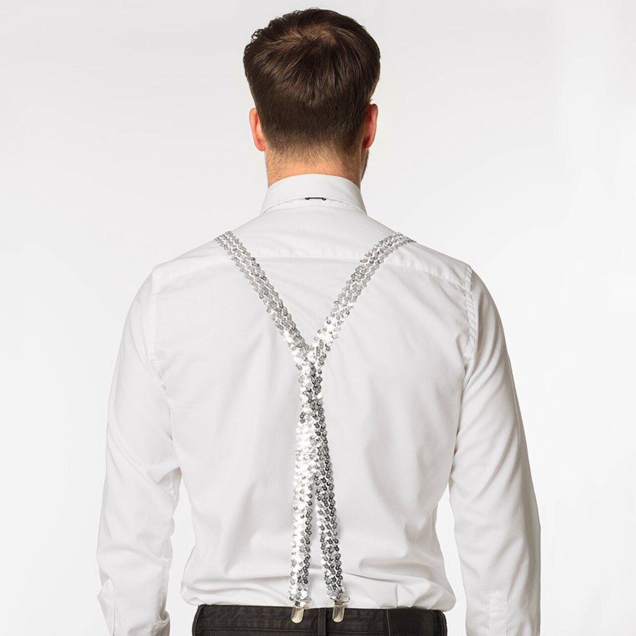 Op deze afbeelding zie je een Accessoires, van het merk Boland. Gentleman Party Pailletten Set Zilver