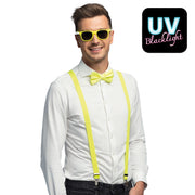 Op deze afbeelding zie je een Accessoires, van het merk Boland. Gentleman Party Set Neongeel