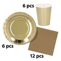 Tischset Gold