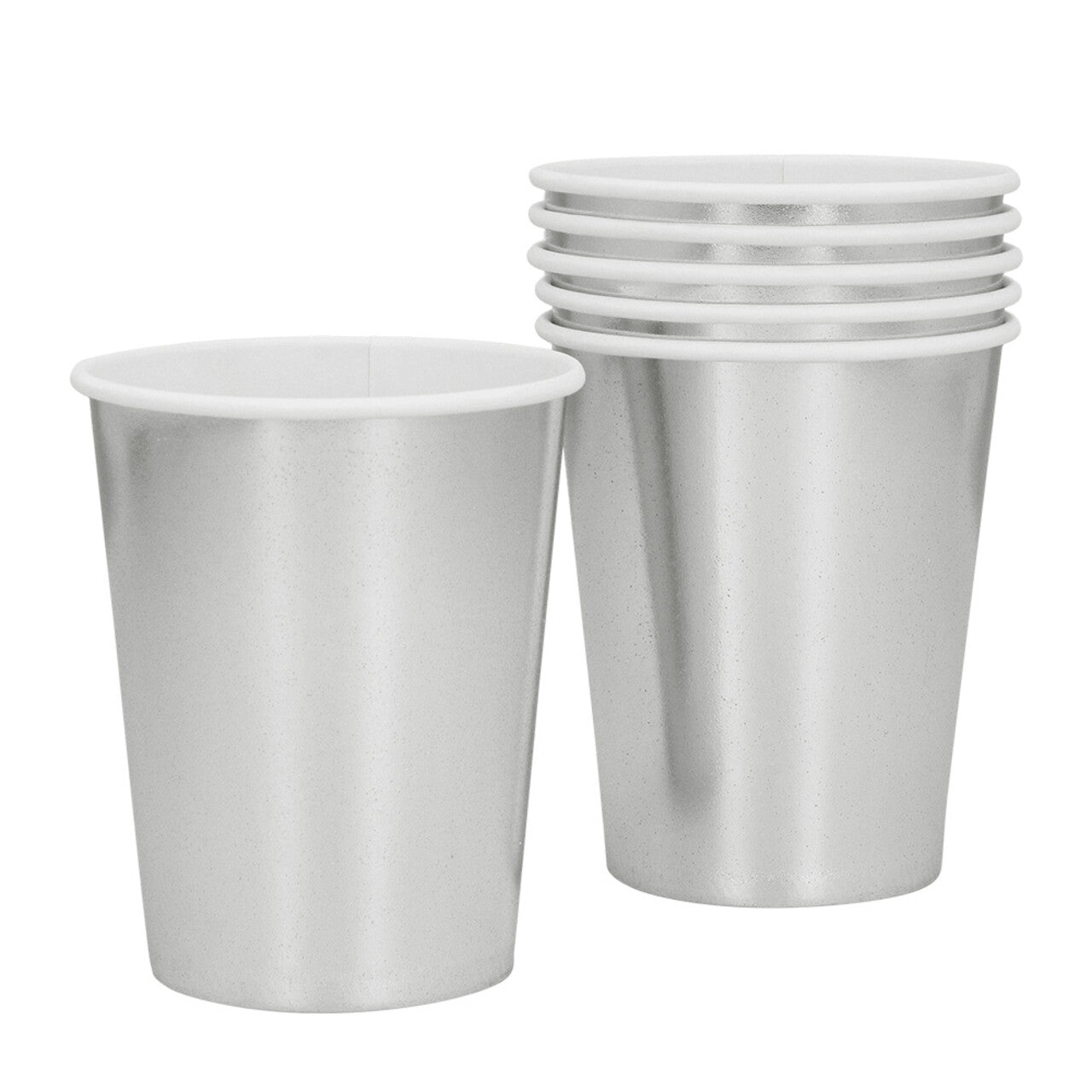 Op deze afbeelding zie je een Decoratie, van het merk Boland. Papieren Feestservies Set Zilver